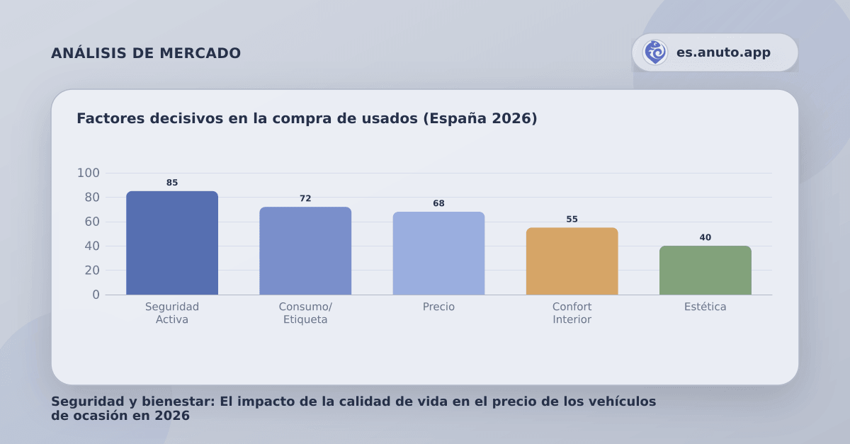 Factores decisivos en la compra de usados (España 2026)