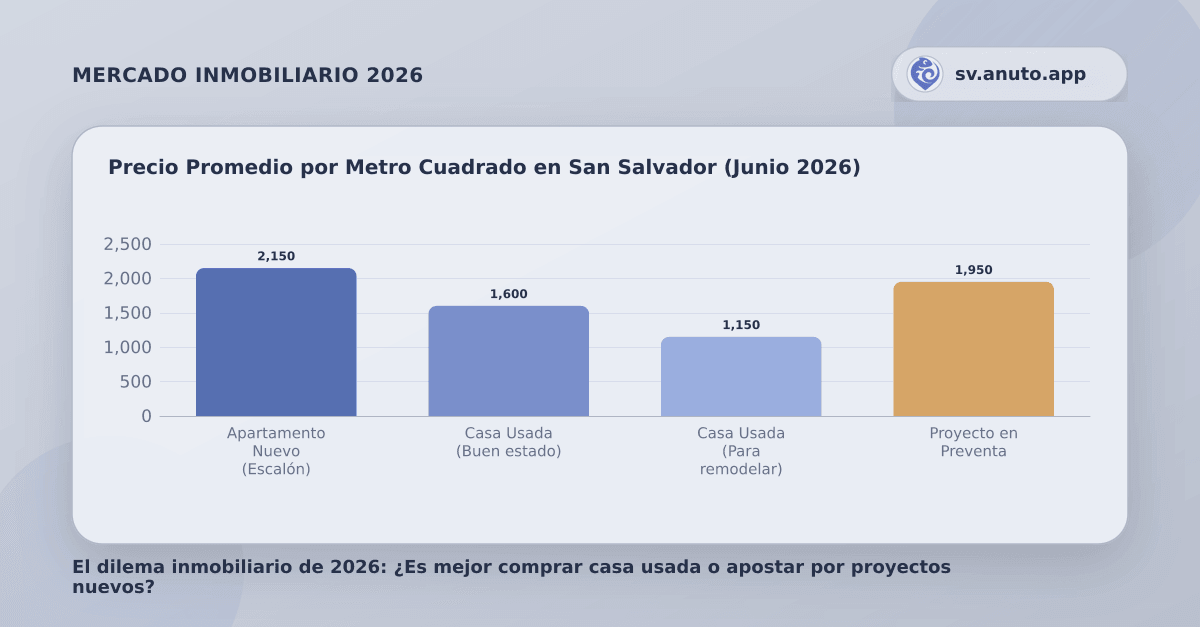 Precio Promedio por Metro Cuadrado en San Salvador (Junio 2026)