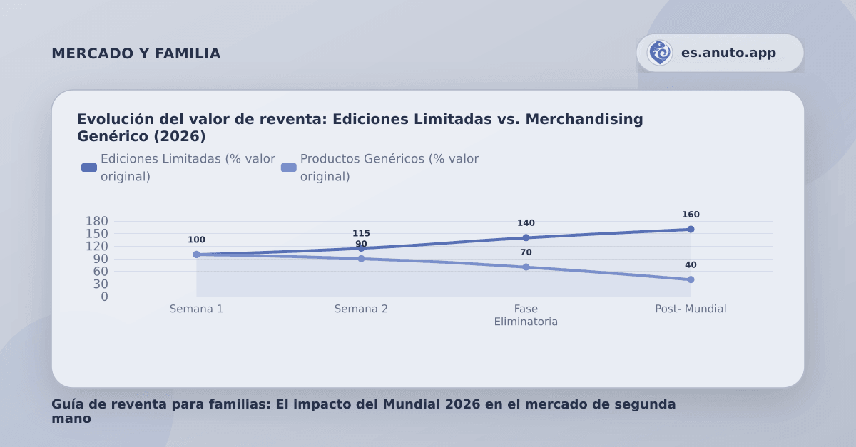 Evolución del valor de reventa: Ediciones Limitadas vs. Merchandising Genérico (2026)