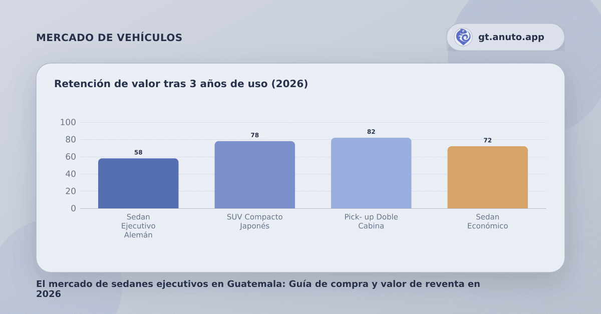 Retención de valor tras 3 años de uso (2026)