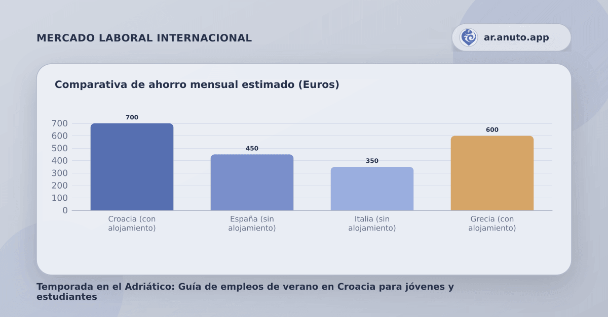 Comparativa de ahorro mensual estimado (Euros)