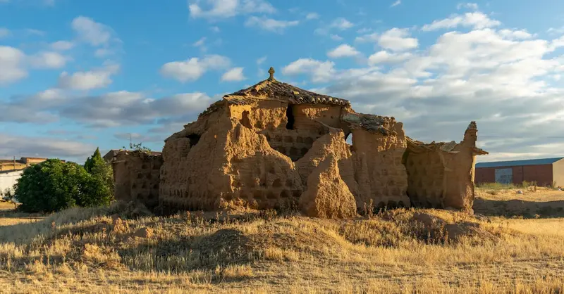 Explore the historic ruins in the rural landscapes of La Unión de Campos, Spain.