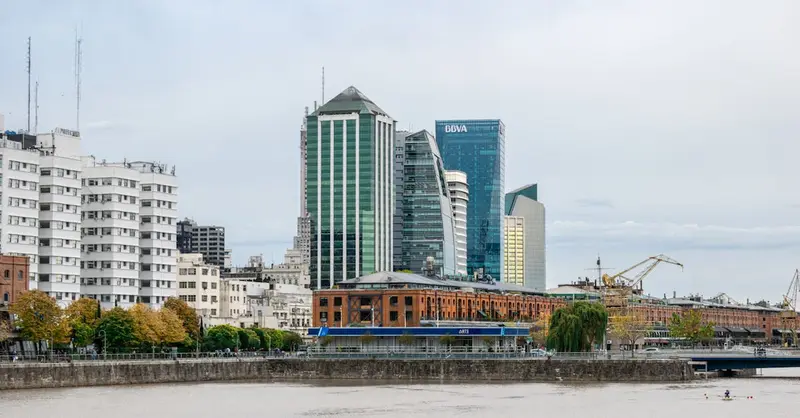 Explore the contemporary architecture of Puerto Madero, Buenos Aires, Argentina's vibrant urban district.
